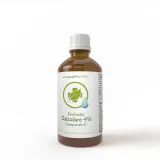 Salzsäure - Lösung 4%, 100ml in Braunglasflasche in pharmazeutischer Braunglasfla...